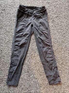 lululemon athletica Charcoal Gray Stretch Performance Trousers